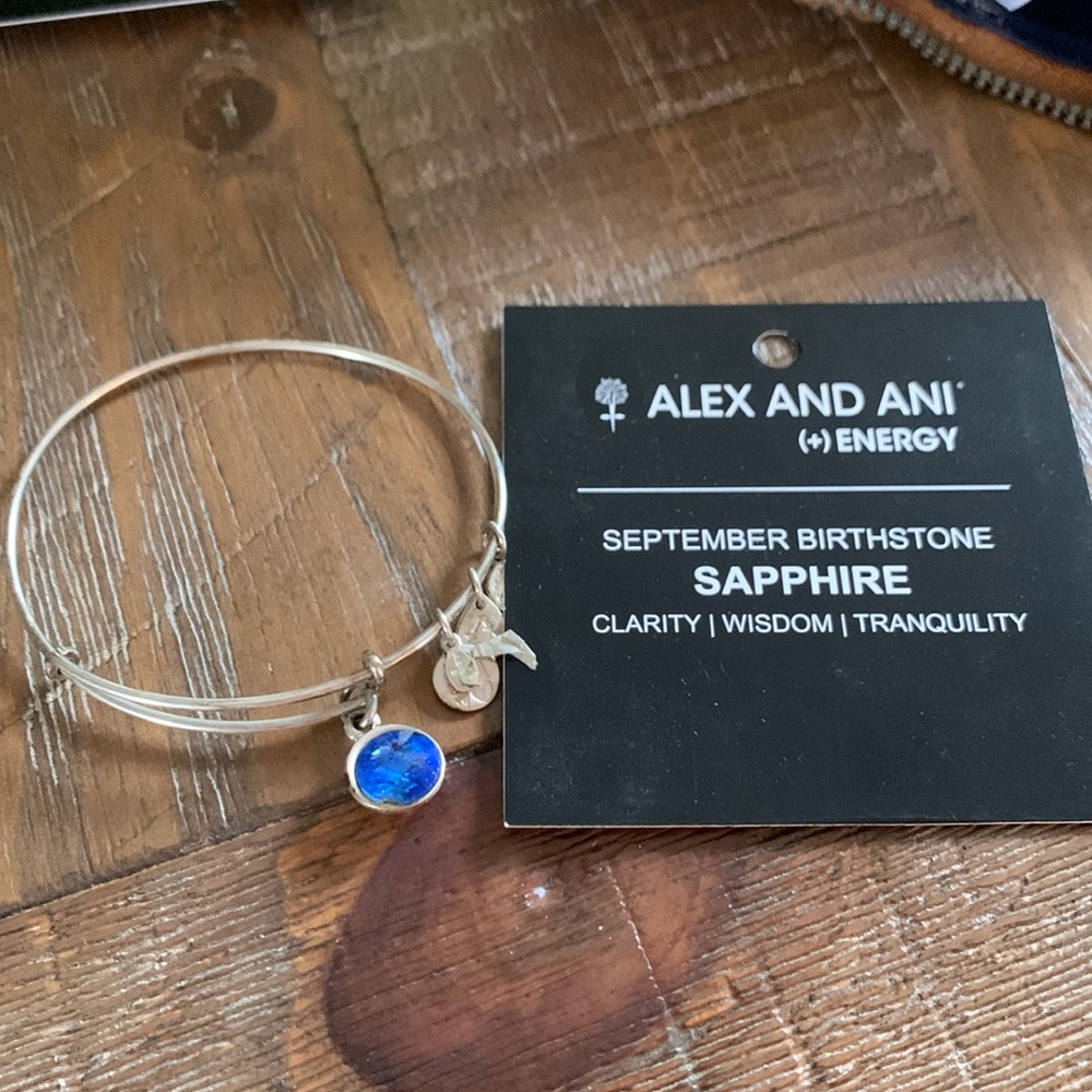 Alex and Annie September birthstone bracelet